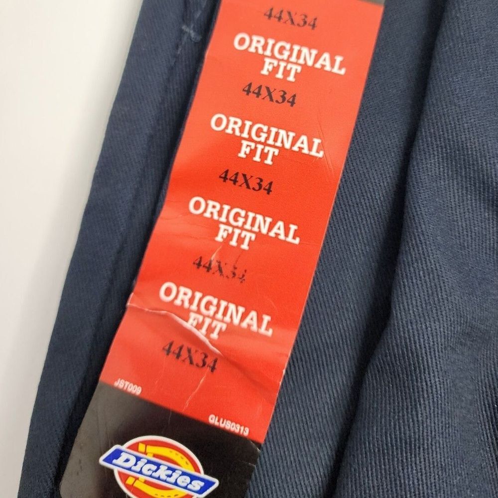 Dickies Pants Men's 44x34 Original Fit 874 Work Navy Blue NWT - Picture 5 of 6
